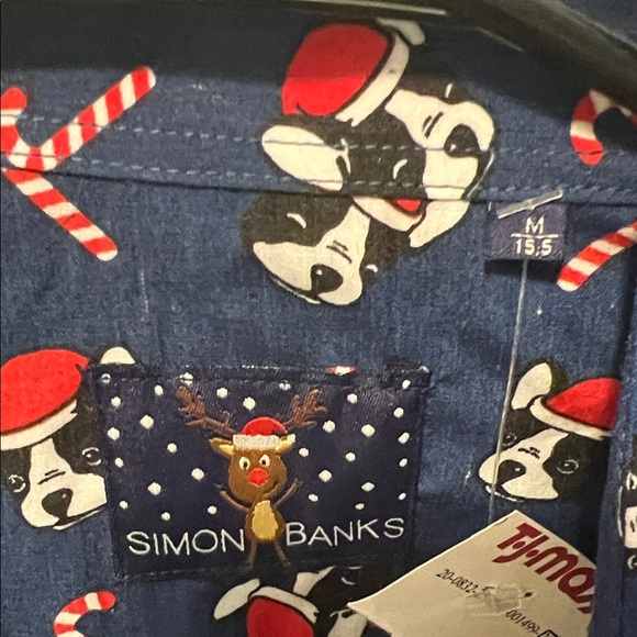 Men's Blue Patterned Jacket - Picture 2 of 3